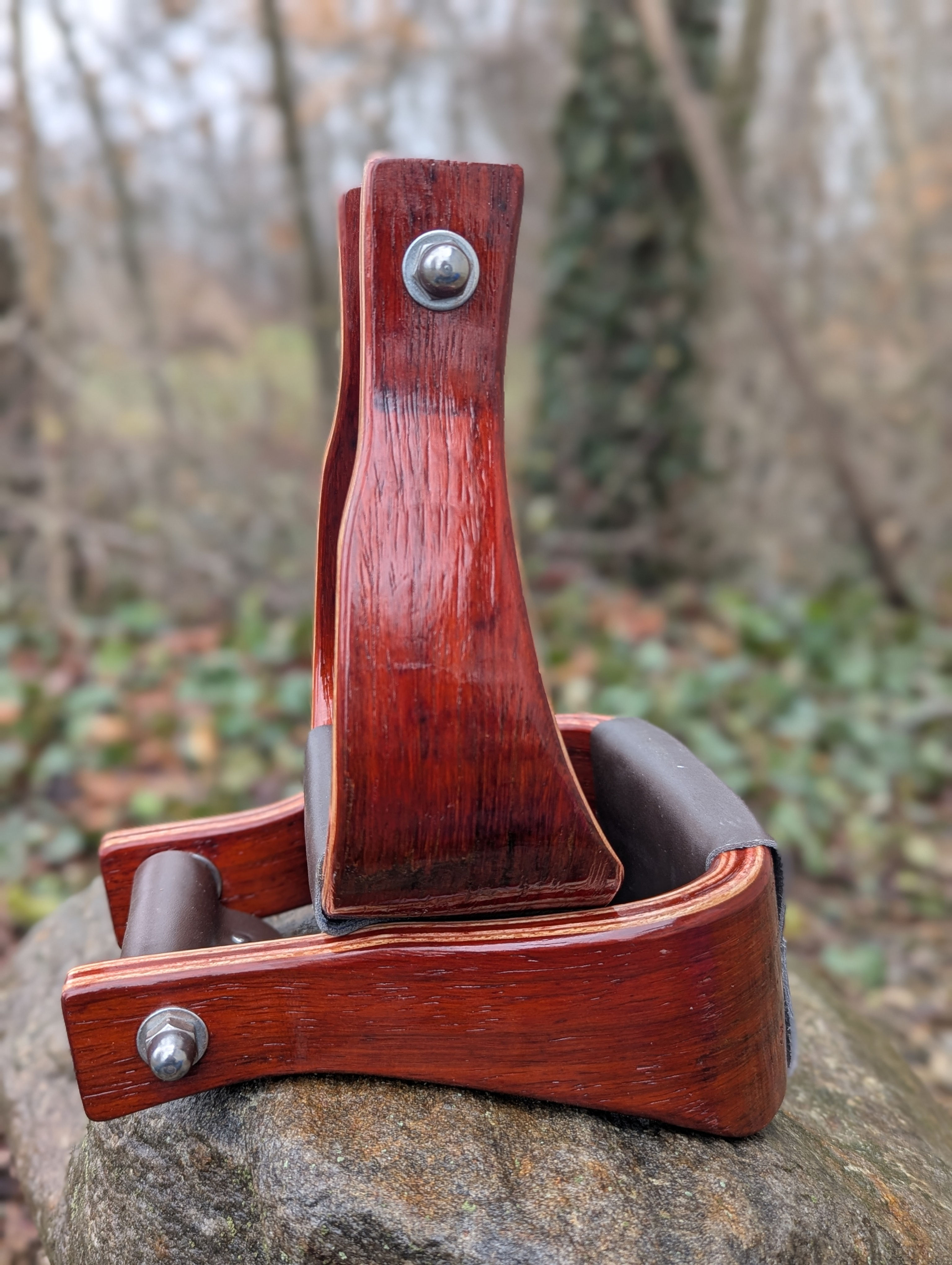 Bacot Wooden Offset Stirrups