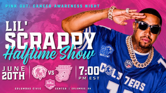 Undefeated Columbus Lions Close Regular Season with Pink Out Night, Cancer Awareness Celebration & Lil Scrappy Halftime Show