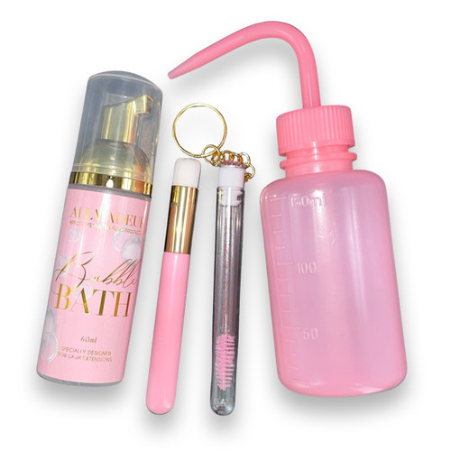 Bubble Bath Kit Pink AllMadeUp Studio