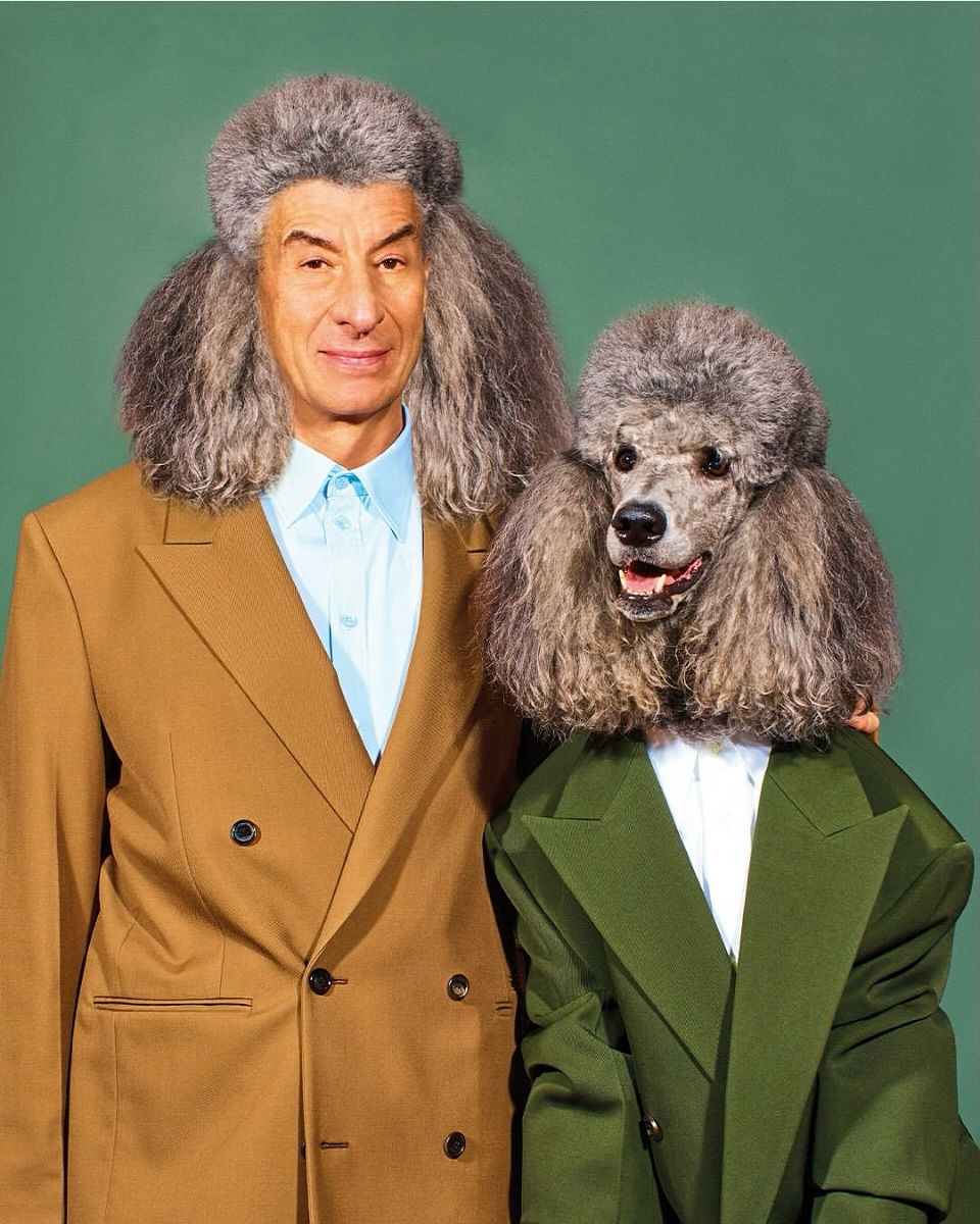 Scatto di GRAZIA, con cani forniti da Animal Spot Mialno.
Photograper: Pierpaolo Ferrari,
Art Director: Maurizio Cattelan