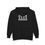Thumbnail: Black hoodie with "1111" text, Mystical Unisex Sweatshirt Team 1111, back view, white outline.