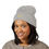Thumbnail: Sun Moon Yoga Embroidered Cuffed Beanie — Sun & Moon Yoga Logo Winter Hat
