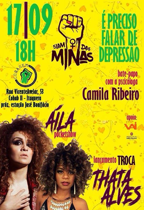 Evento Slam das Minas 17.09