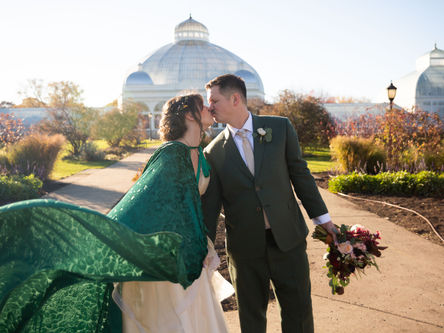 Cassie & Pierce's Buffalo Botanical Gardens and Resurgence Brewing Wedding | October 2022