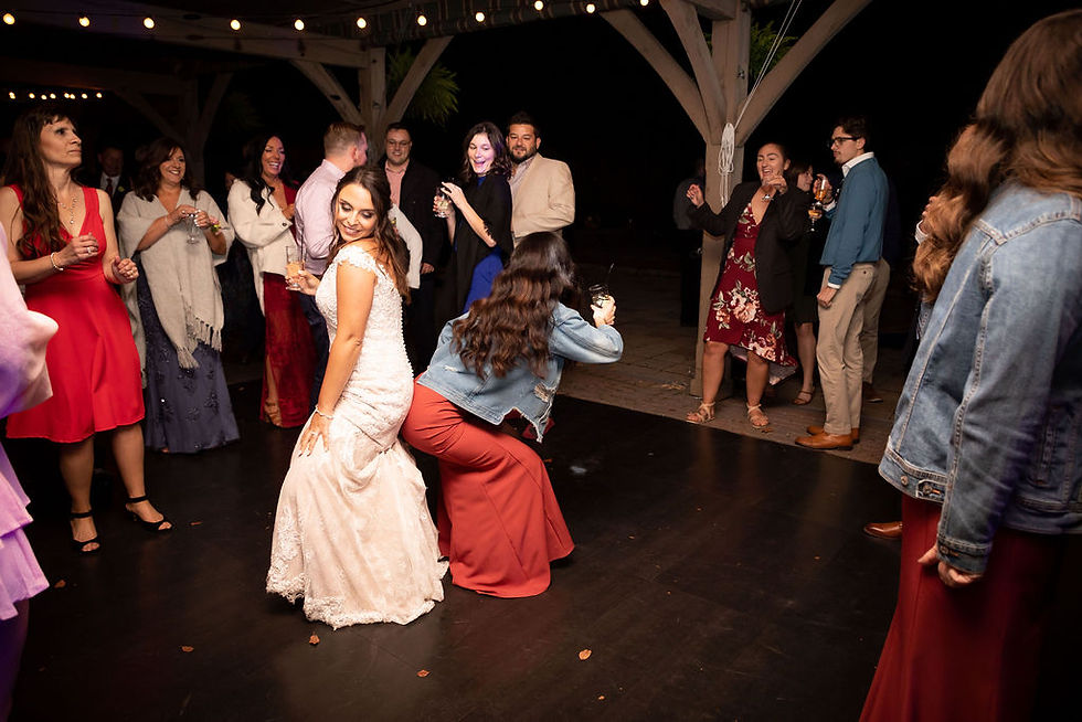 dance floor timberlodge akron wedding