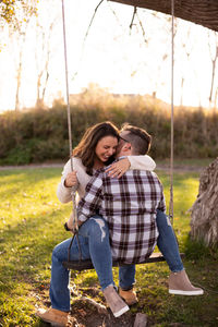 tree swing at Silo City Buffalo