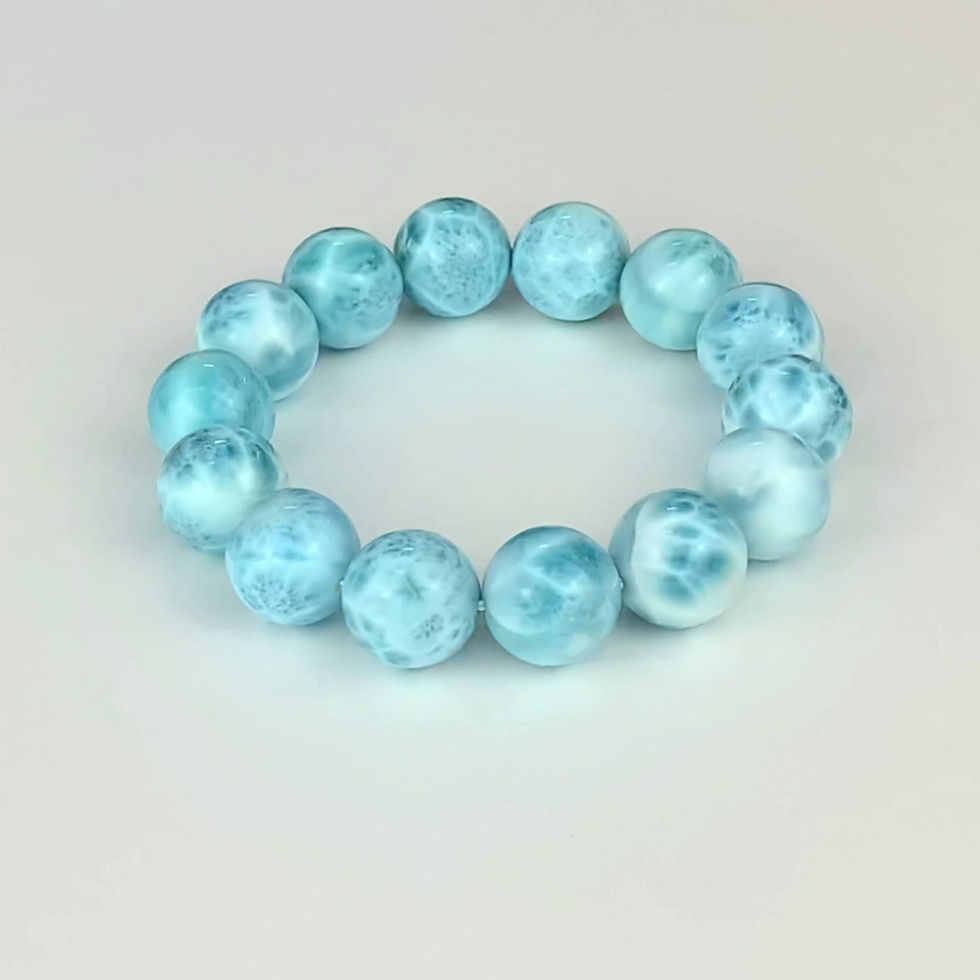 Thumbnail: Larimar 12mm - Dolphin Stone