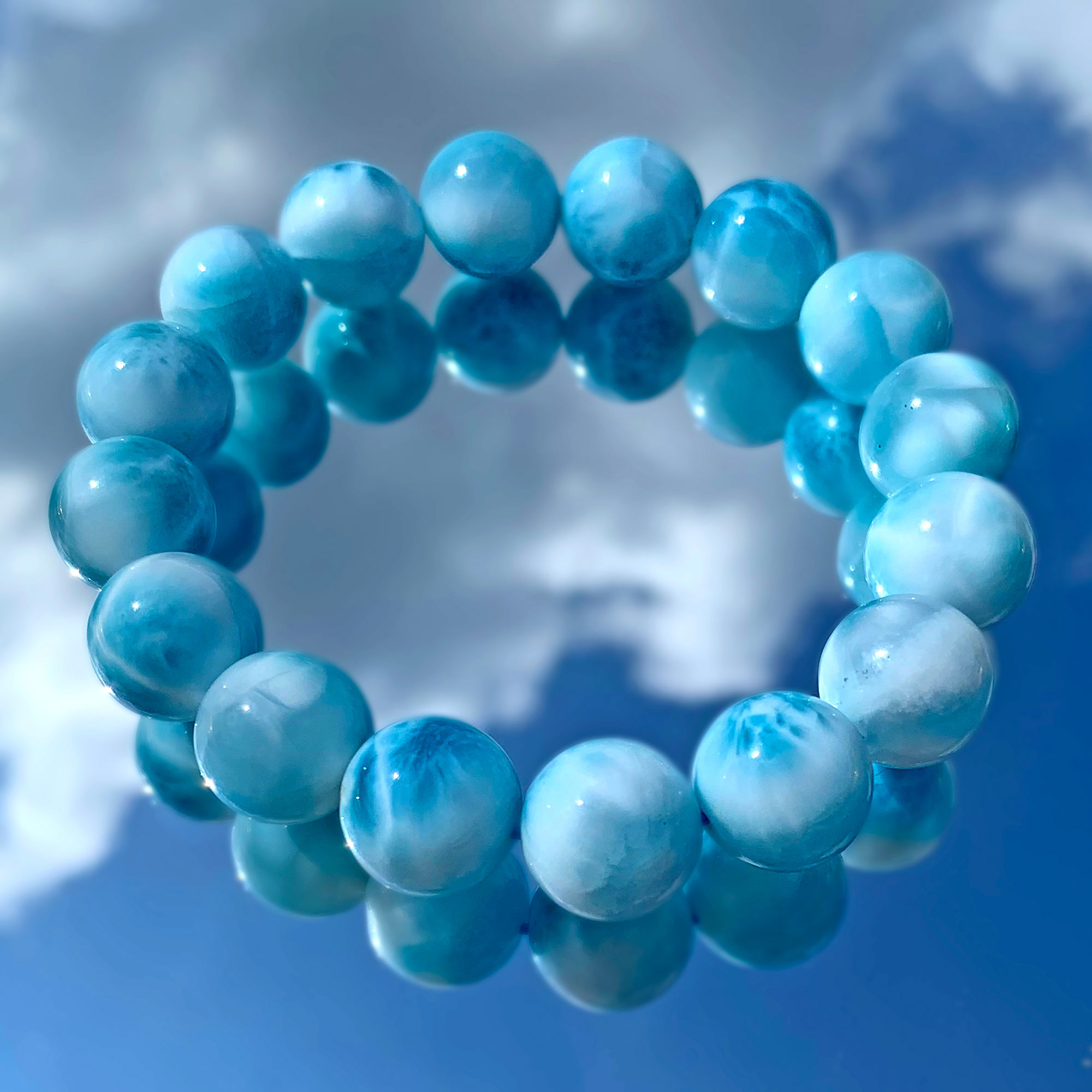 Larimar 13mm - Blue Fantasy