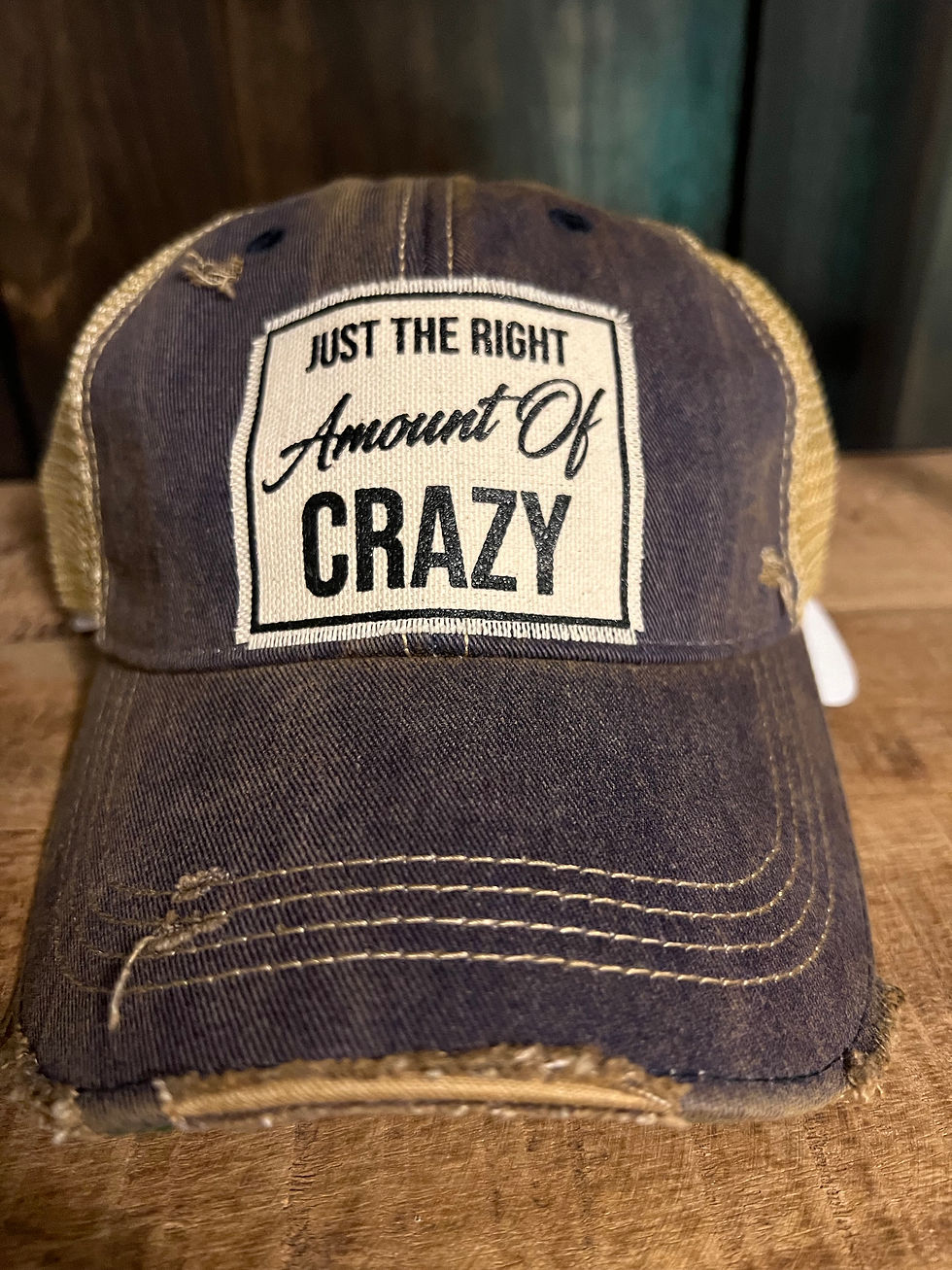 Just the right amount of crazy