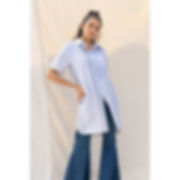 Stripe shirt dress