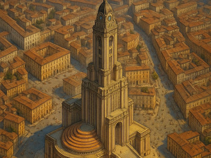 Roma: L’Eternale, il grattacielo di Mussolini e Palanti mai realizzato, doveva essere alto 330 m