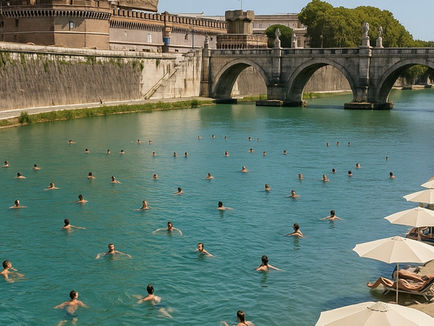 Roma: Il Tevere balneabile, il sogno del sindaco Gualtieri ispirato alla Senna di Parigi