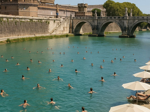 Roma: Il Tevere balneabile, il sogno del sindaco Gualtieri ispirato alla Senna di Parigi