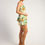 Thumbnail: Watercolour Destination Print Strapless Playsuit
