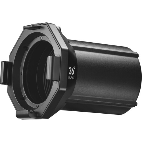 Godox 36° lens part of the MLP spotlight modifier