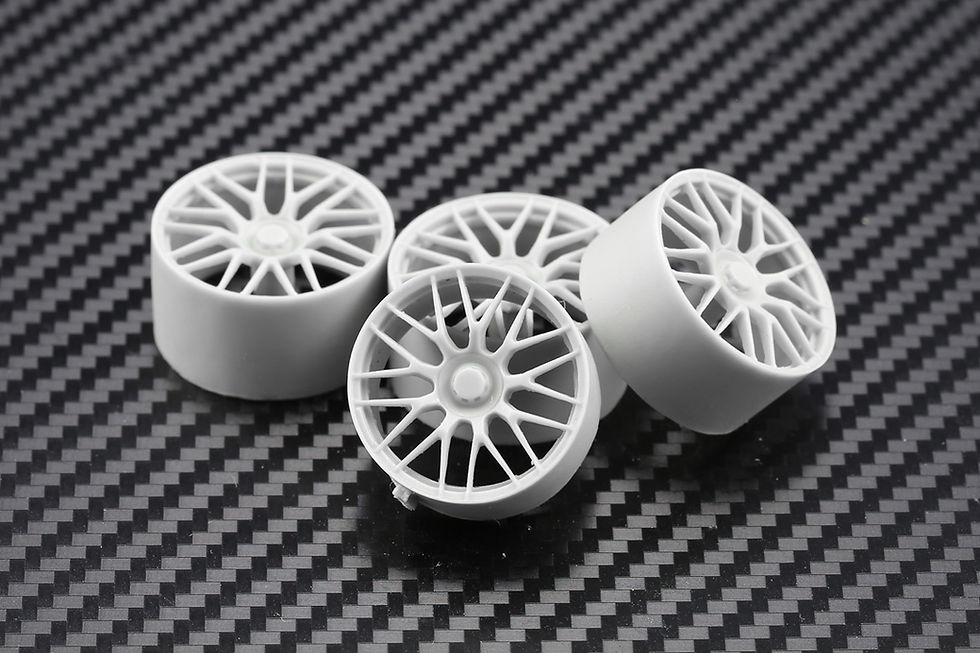 Thumbnail: 1/24 GT (Cross-spoke) Wheel & Tire Set