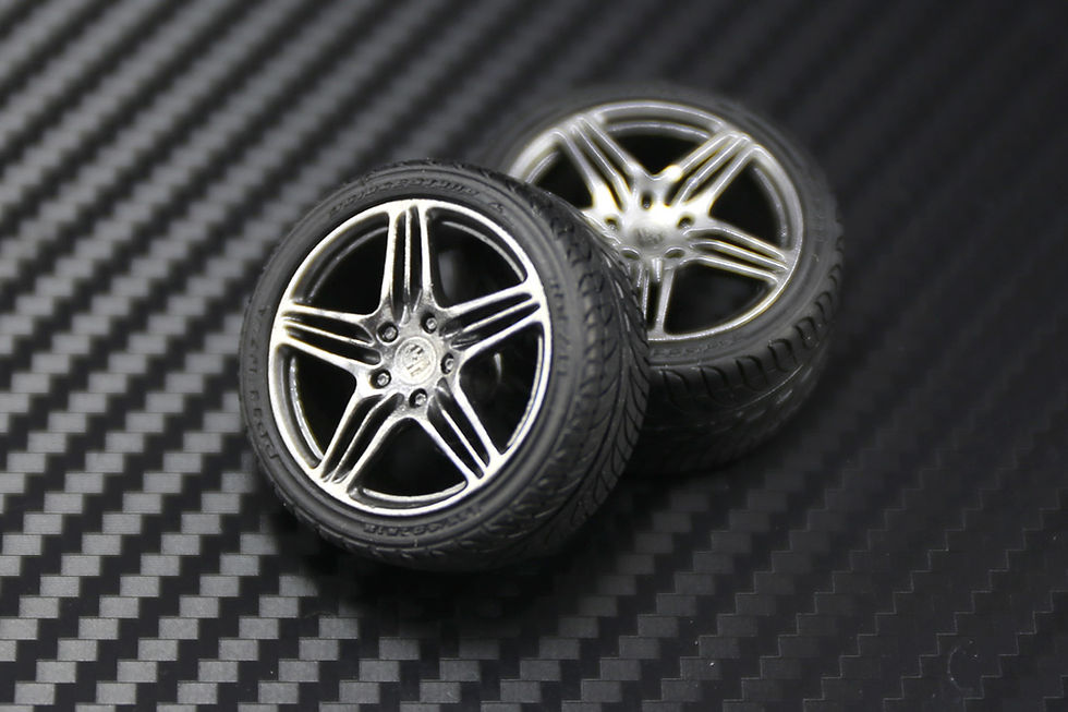 Thumbnail: 1/24 Cayman 19" Turbo Wheel Set