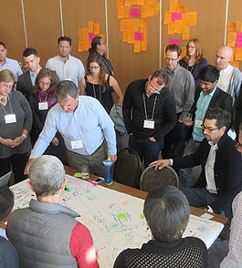 A blog from Energy Futures Lab Fellow Alex Nnamonu As Alberta begins grappling with the energy challenges of the 21st century, Alex Nnamonu, Executive Director of Major Legislative Project and Strategic Planning at Alberta Municipal Affairs is thinking beyond technology, beyond numbers… “A desirable future is one which is not dominated by “all-or-nothing” thinking, but one which delivers win-win outcomes. Energy Futures Lab is an opportunity, an unusual opportunity for people to start talking, start sharing information.” – Alex Nnamonu He’s thinking about soccer. Growing up in Nigeria, he recalls, “you play soccer in a little patch of ground and when you came back six months later, it was gone. There was a building there or a road there. The actual soccer field became some kind of gravel pit. For me one key parameter for responsible development is that it’s tied to what citizens feel, need and want. As a child, there was development happening, there was growth happening, but there was no longer a place to play soccer.” As a Fellow of the Energy Futures Lab, Nnamonu will join a lively and challenging new initiative that brings together leaders from across provincial government, industry, and civil society to address the pressing challenges of Alberta’s energy system. They will explore these challenges while considering the needs of the environment, economy and communities. The goal of the Lab, convened by The Natural Step Canada in collaboration with Suncor Energy Foundation, the Banff Centre, and Pembina Institute, is to develop practical, actionable solutions that start the transition of Alberta’s energy system to a sustainable one. Thinking of Alberta’s energy future, Nnamonu states, “People should be able to thrive where they live. I see a future where citizens have more tools, more information to participate actively in that dialogue. I believe an opportunity exists to move beyond the simple notion of trade-offs, winners and losers to a different plane of true innovation in terms of becoming world leaders in pursuing resource extraction the right way and adapting or changing when appropriate to do so.” Fellows of the Energy Futures Lab include representatives from government, NGOs, industry, academia, First Nations and community groups. Together, they will develop practical and innovative solutions to transition Alberta to a sustainable energy system. With Nnamonu’s extensive experience managing multi-stakeholder initiatives and using data to gain system-wide insights, he will be a valuable part of the 40 person team. “A desirable future is one which is not dominated by “all-or-nothing” thinking, but one which delivers win-win outcomes.” states Nnamonu, “Energy Futures Lab is an opportunity, an unusual opportunity, for people to start talking, start sharing information.” #Culture_Shift #Clean_Technologies #Fellowship #Alberta_Energy_Narrative_Hearts_and_Minds #2015 #EFL_Platform