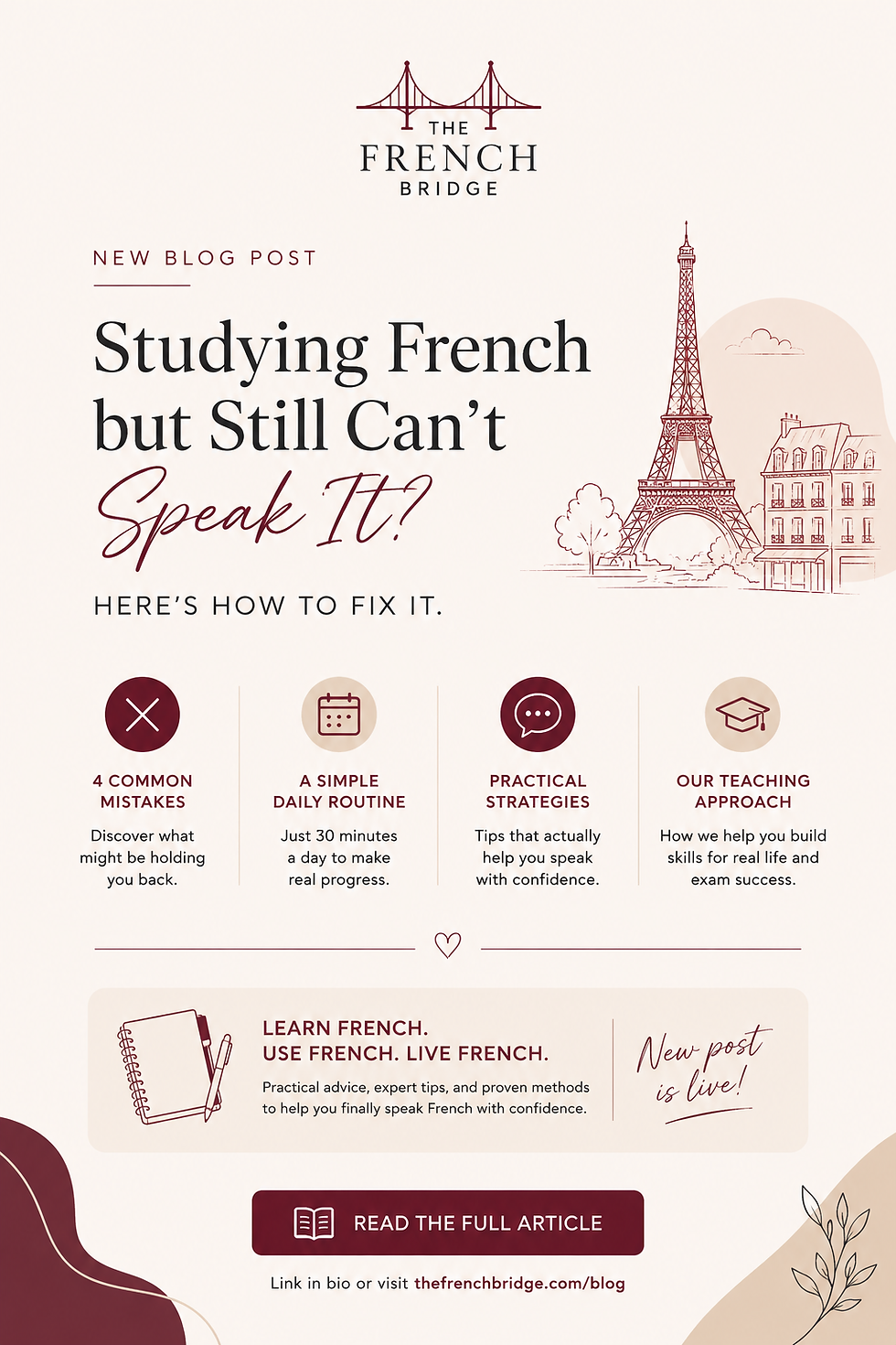Why You're Studying French but Still Can't Speak It (And How to Fix It)