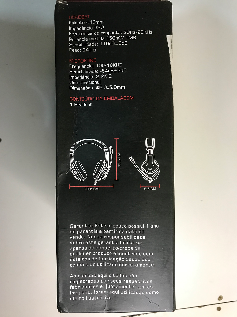 Miniatura: Fones Gamer com fio Simples 