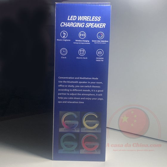 Miniatura: Carregador e Luminária/Caixa de Som G