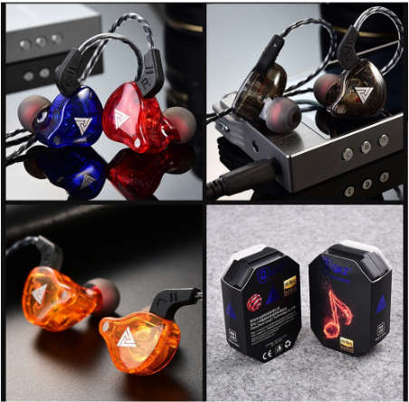 Miniatura: Fones de Ouvido Qkz ak6 3.5mm com fio alta fidelidade de som