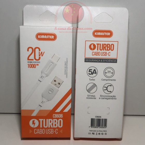 Miniatura: Carregador Turbo Tipo C 20w
