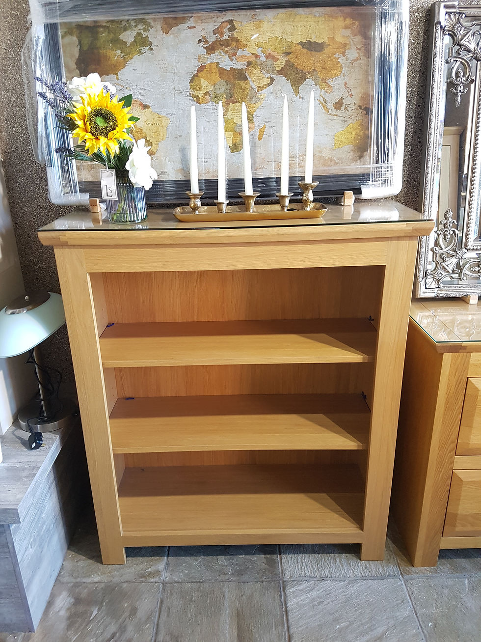 Charisma Slim Low Bookcase