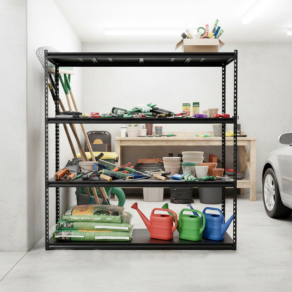Thumbnail: 1830Hx1800Wx500D Heavy Duty Boltless Storage Shelving