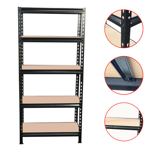 180Hx90Lx40D Rivet MDF ShelvingAR09B Garage Shelving Rack