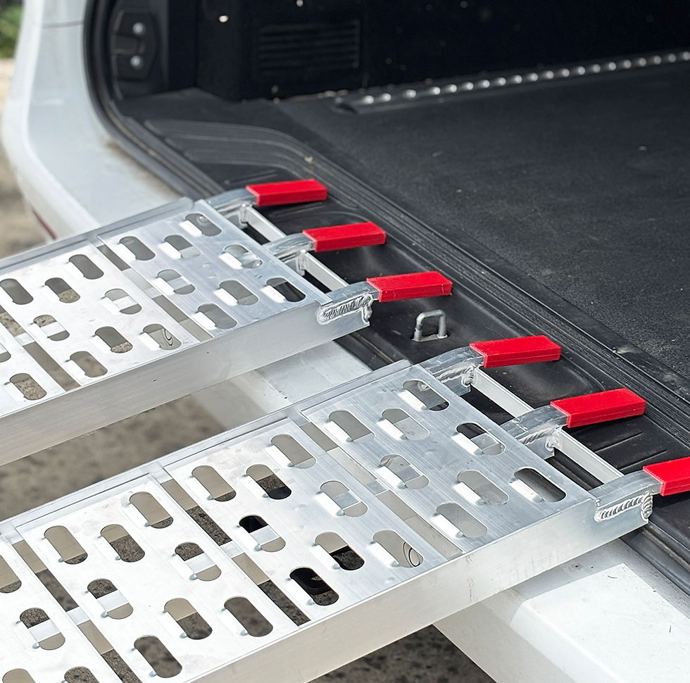 Thumbnail: 230cm Aluminium Folding ATV Ramp