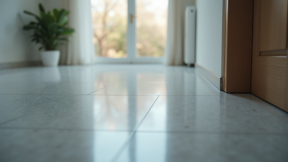 Primer plano de una llave de piso sobre un contrato de alquiler