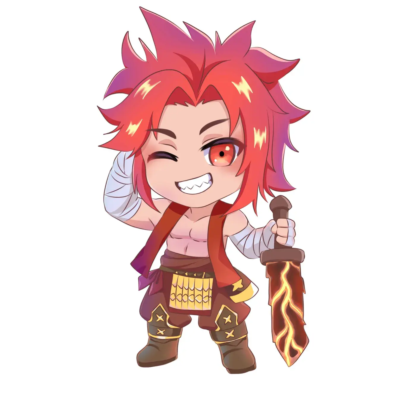 Axel 4" Acrylic Keychain