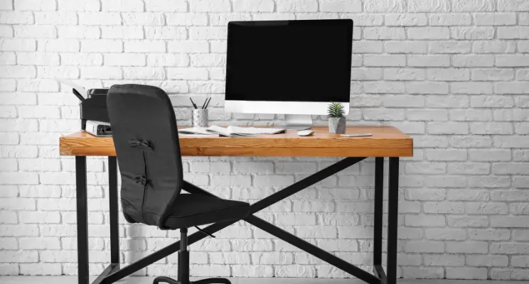 office or wfh office desk set up