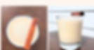 coquito with a cinnamon stick