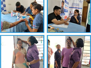 Organized A Free Medical Camp At Paradise Palms Society, Makarpura