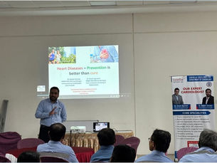 Prevention is Better Than Cure: Cardiac Health Awareness Session
