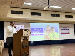 Sunshine Global Hospital, Surat organized a Health Talk on Lifestyle Diseases at NTPC Plant, on 26th November 2024