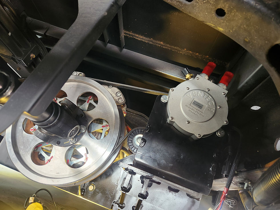 Above and below: pictures of the Type A LHG Kit prototype being installed and tested.