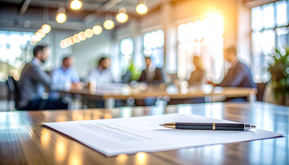 Financial advisor meeting with clients