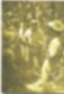 Figura 2: Imagem do primeiro contato dos colonos da região de Três Barras/Orleans 1952 com os últimos Xokleng da região sul que se teve notícias. Fonte: (ZANELATTO, 2012 p.77)