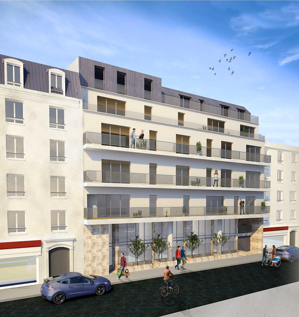 Façade rue modifiée