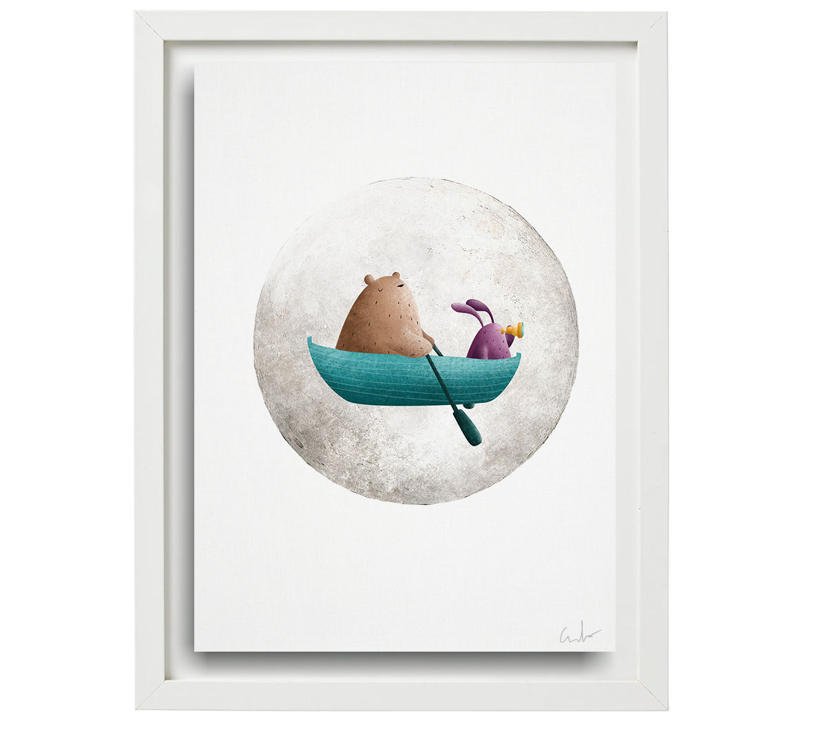 Grabado A3 El viaje - Colección Introspección