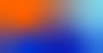 Colorized background with vibrant orange, deep blue background, and light blue highlight