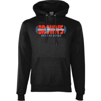 Champion Fleece Hoodie - Front Black 