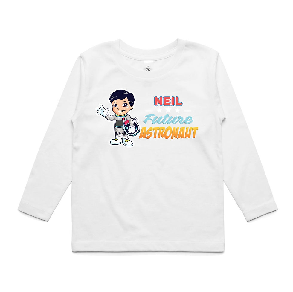 Thumbnail: Personalised Kids Tops - Future Astronaut