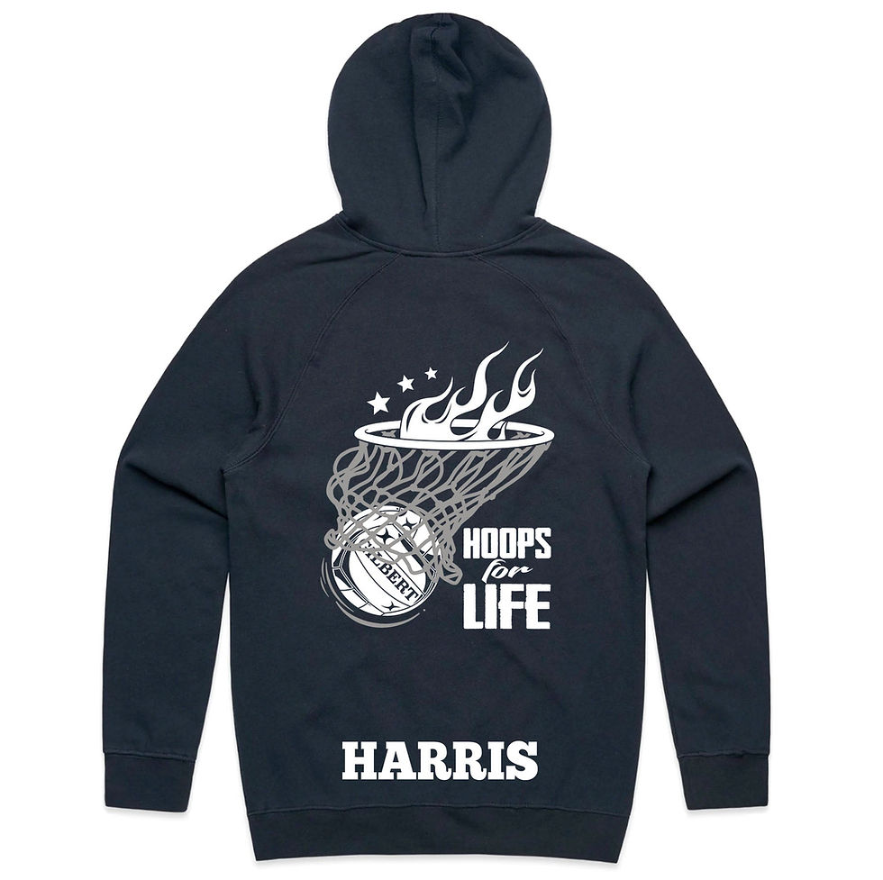 Thumbnail: Personalised Netball Hoodie - Hoops for Life