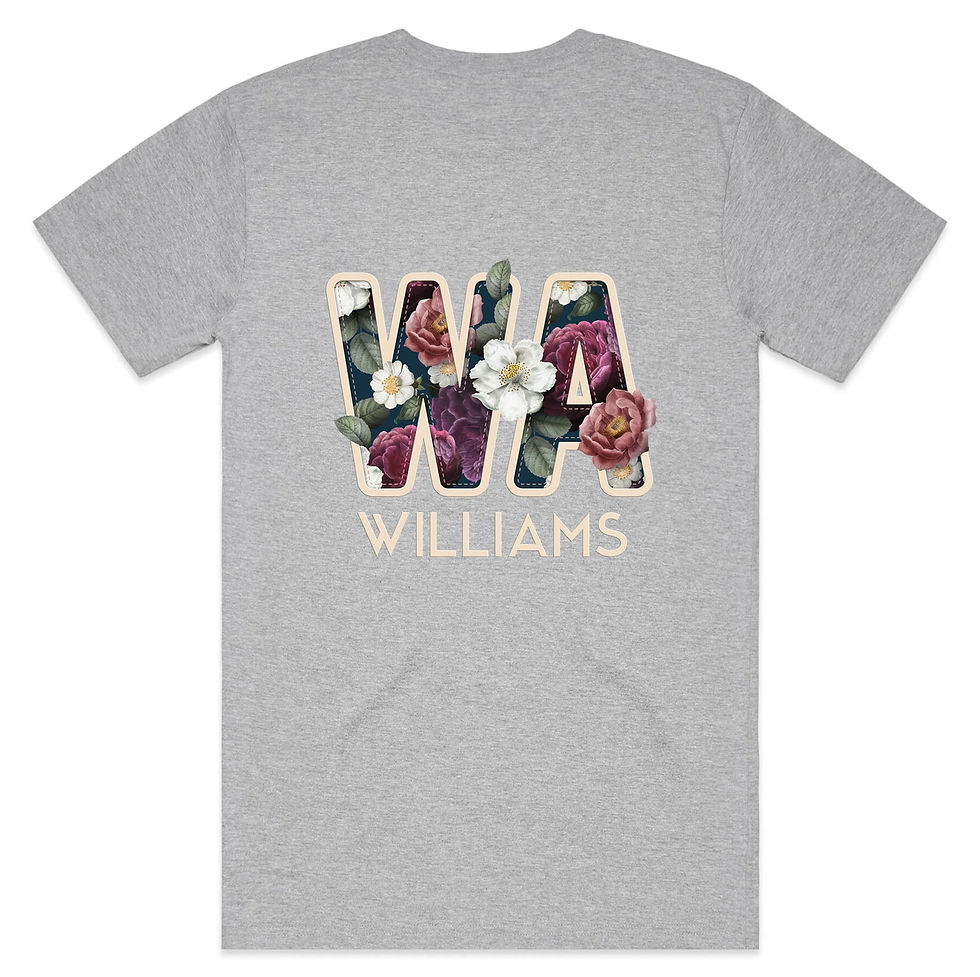 Thumbnail: Personalised Netball T-shirt - Floral