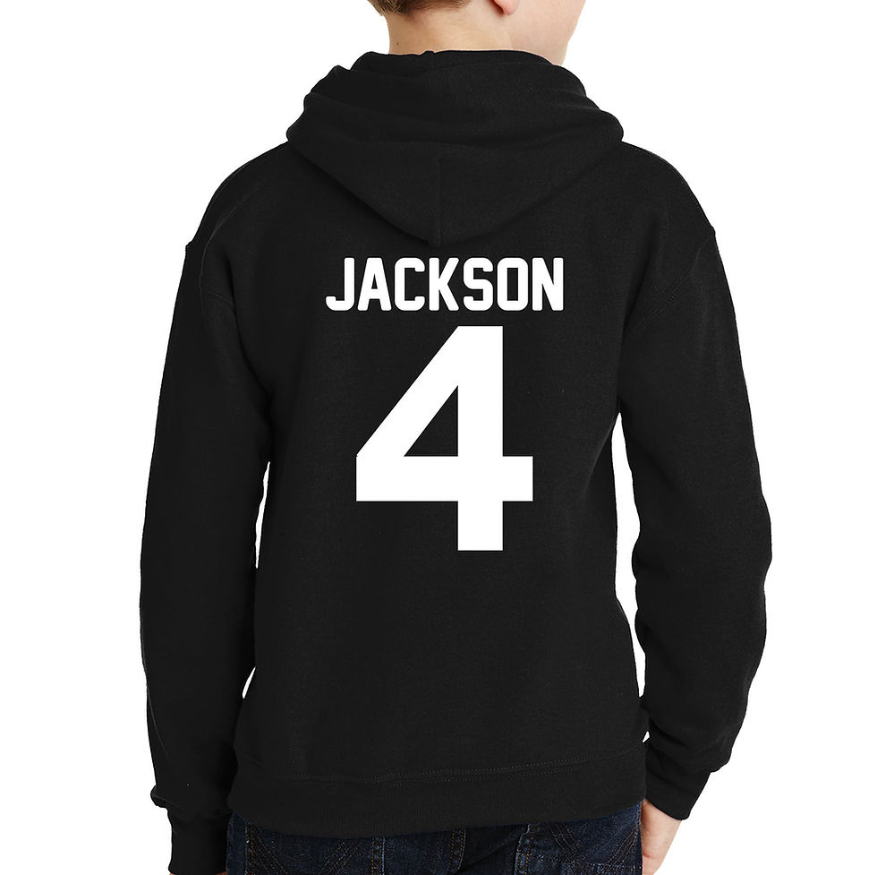 Thumbnail: Personalised Kid's Football Hoodie - I Call the Shots