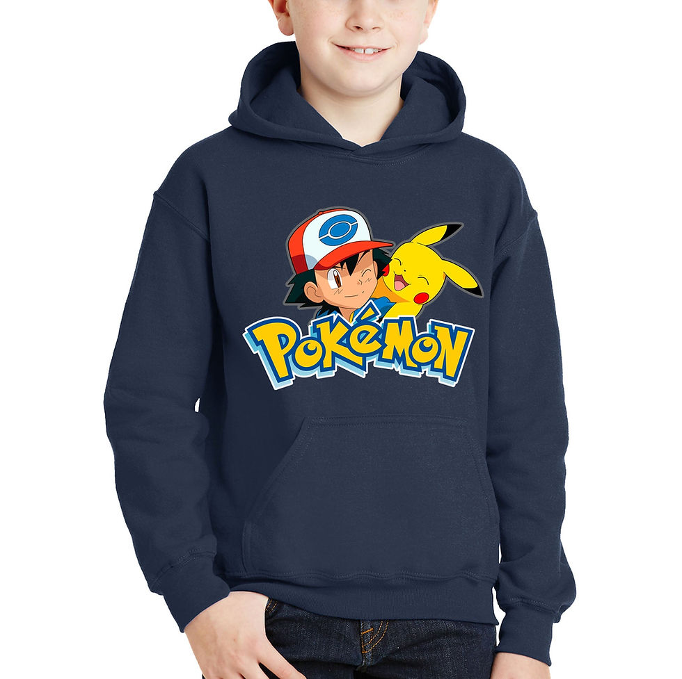 Thumbnail: Pokemon Pikachu and Ash Ketchum Hoodie